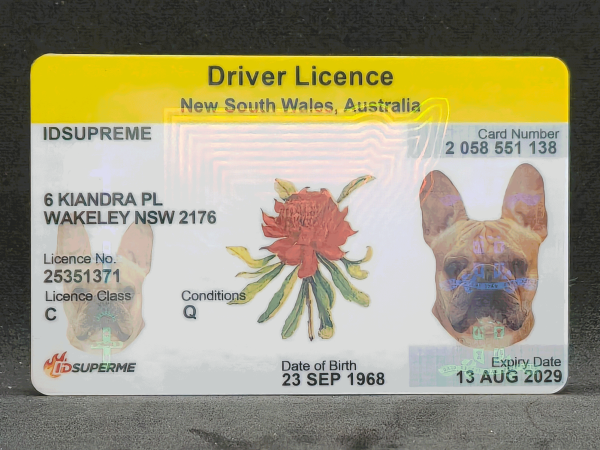 New South Wales (NSW) Fake Driver's Licence