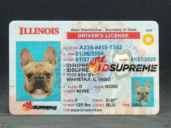 Custom Pet Illinois Card