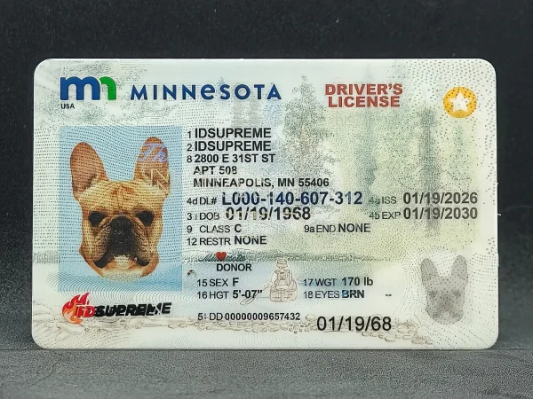 Custom Pet Minnesota Card