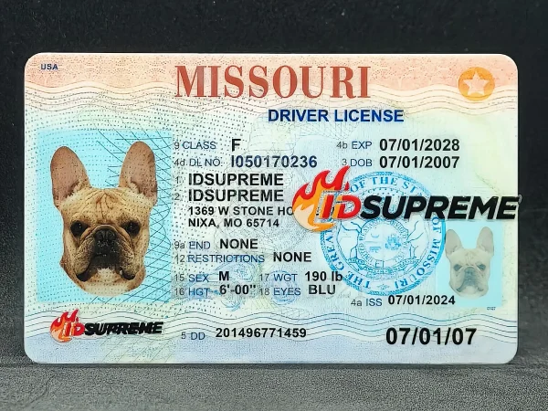 Custom Pet Missouri Card