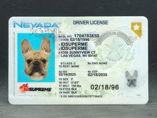 Custom Pet Nevada Card