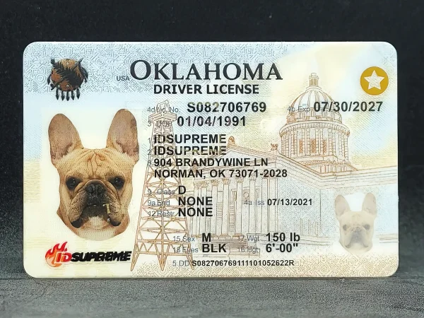 Custom Pet Oklahoma Card
