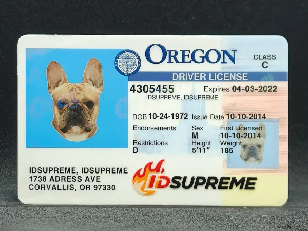 Custom Pet Oregon Card