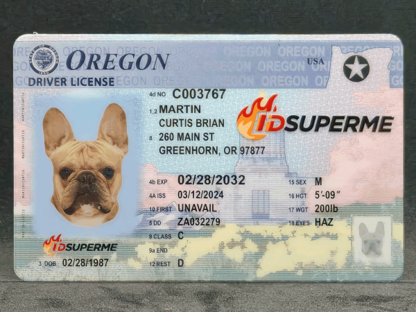 Oregon Fake ID