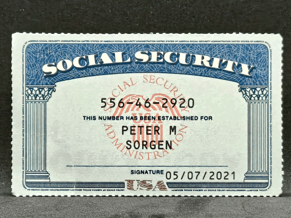 SSN(Social Security Card)