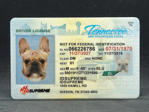 Custom Pet Tennessee Card