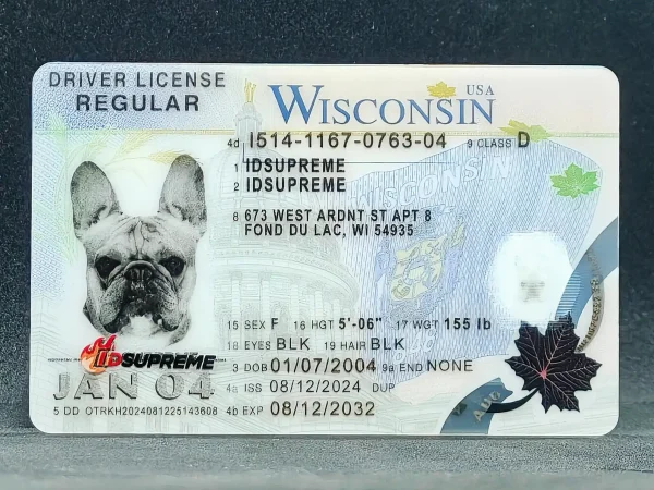 Custom Pet Wisconsin Card