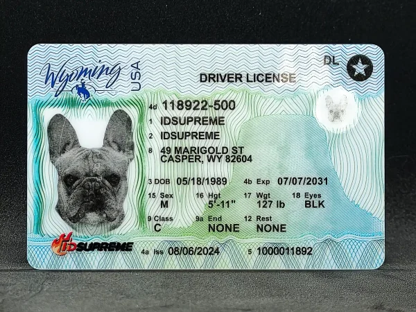 Custom Pet Wyoming Card